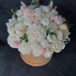 شمع باکس گل پیونی و الاله